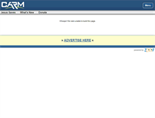 Tablet Screenshot of m.carm.org